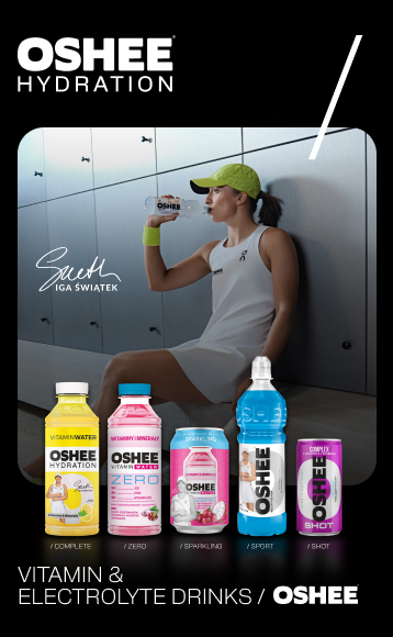 Oshee hydration promo banner